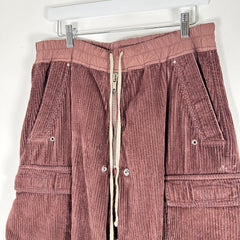 Rick Owens Mauve Corduroy Bela Cargos Size L