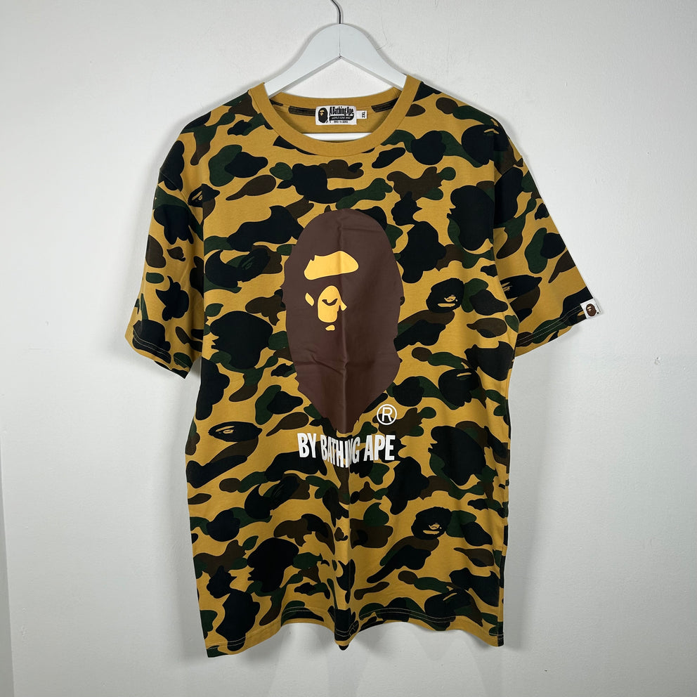 Bape Camo Head Logo T-Shirt Size XXL