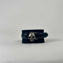 Number (N)ine Black SS01 Skull Bracelet