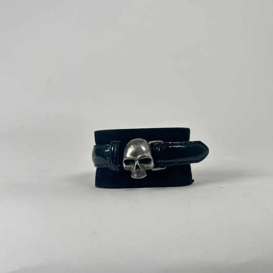 Number (N)ine Black SS01 Skull Bracelet