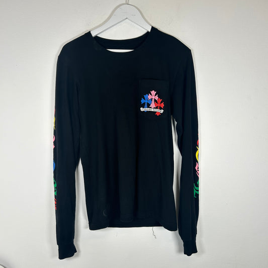 Chrome Hearts Rainbow Cross Longsleeve Size S