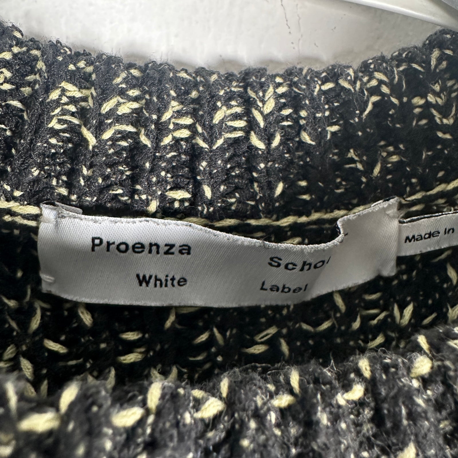 Proenza Schouler Speckled Knit Sweater Size L