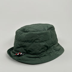 Thom Browne Green Puffer Bucket Hat Size M