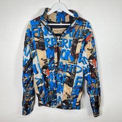 Burberry Windbreaker All Over Logo Jacket