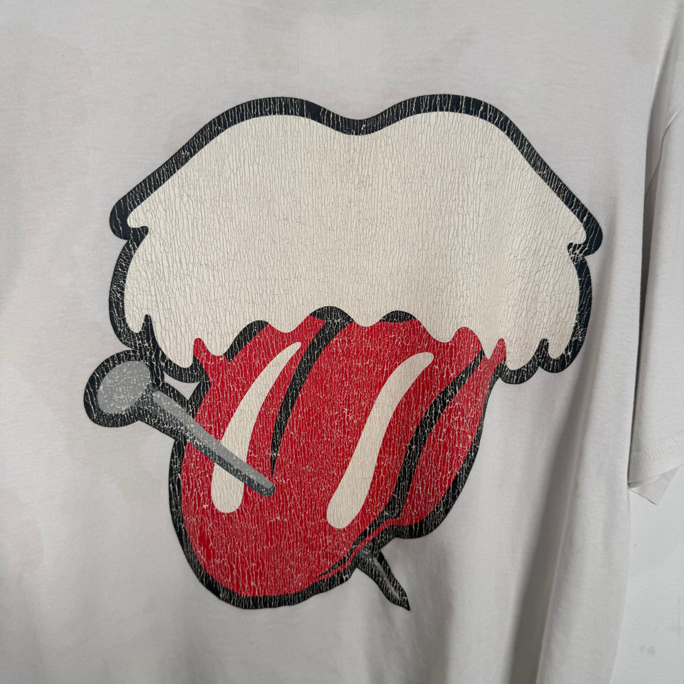 Number (N)ine Rolling Stones Tongue graphic T-Shirt Size 5