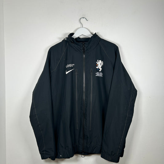 Nike Lab x Off White Black Mercurial Jacket Size L