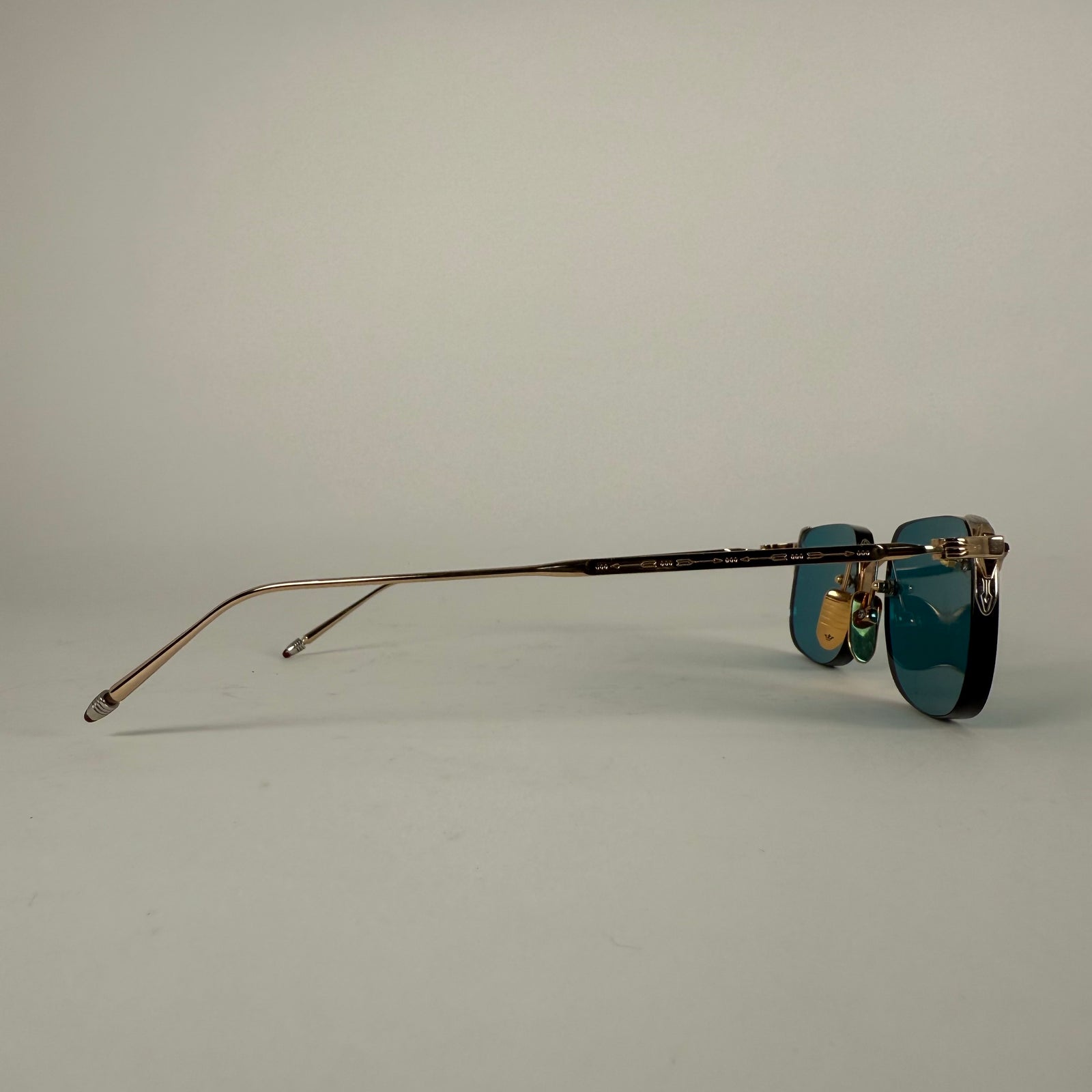 Jacques Marie Mage Titanium22 'Fonda' Gold Wire Frame Sunglasses