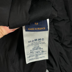 Louis Vuitton Black Flower Monogram Quilted Reversible Puffer Size 52