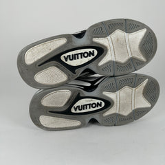 Louis Vuitton White/Grey Basketball Trainers  Size LV 9