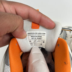 Balenciaga White/Orange Track Sneaker Size 44