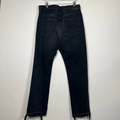 R13 Black Distressed Jeans Sz 34