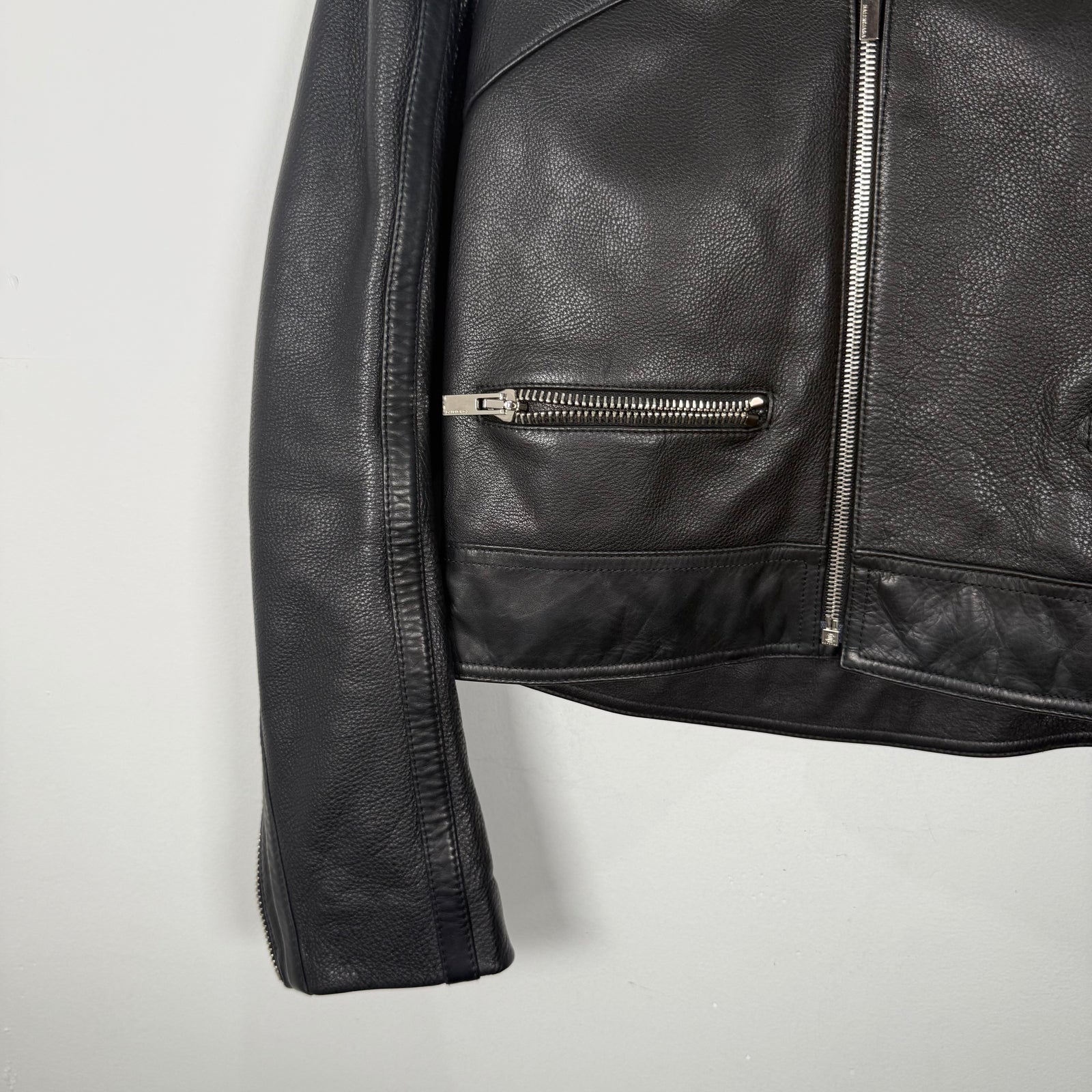Balenciaga AW13 Cropped Biker Jacket Size S
