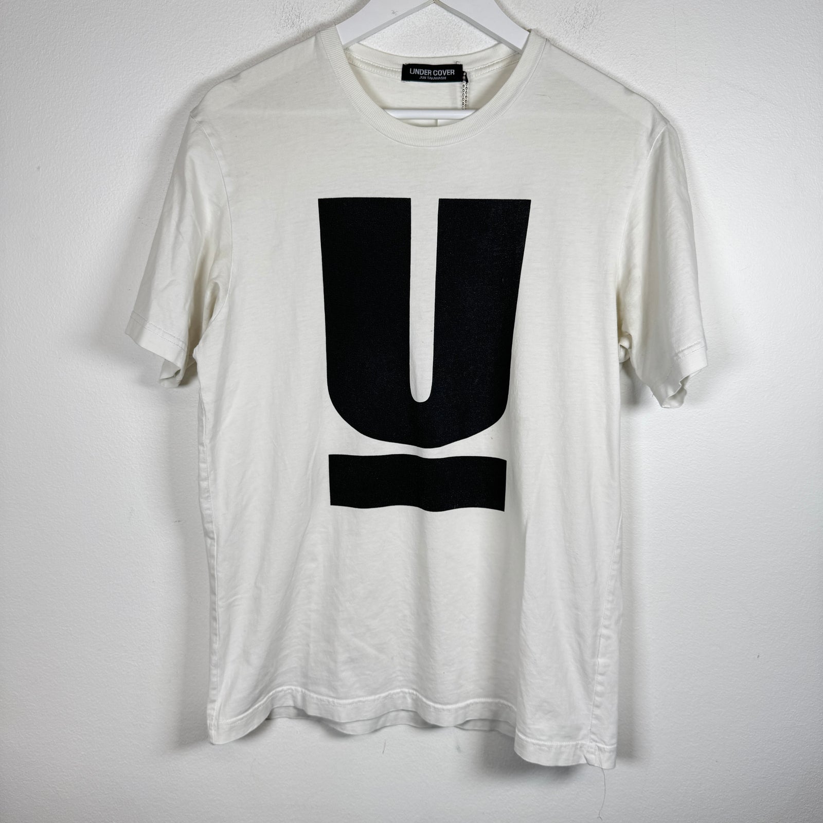 Undercover White U Underline Tee Size L