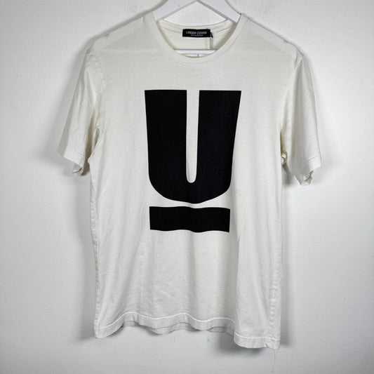 Undercover White U Underline Tee Size L