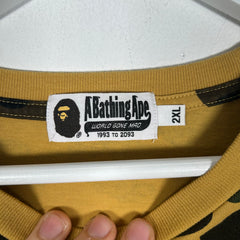 Bape Camo Head Logo T-Shirt Size XXL