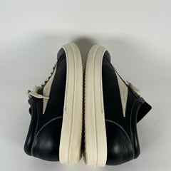 Rick Owens Black Milk Leather Vintage Sneaker Vans size 45