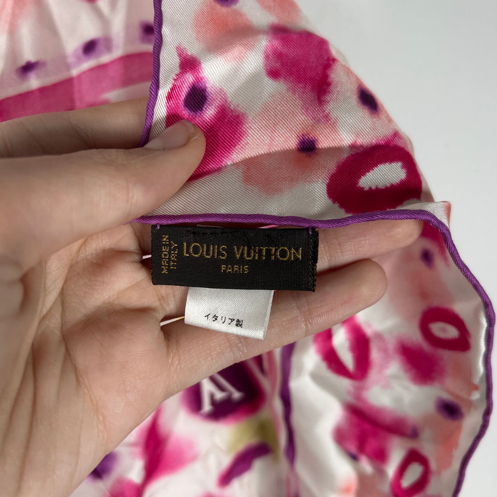 Louis Vuitton Pink Monogram Scarf