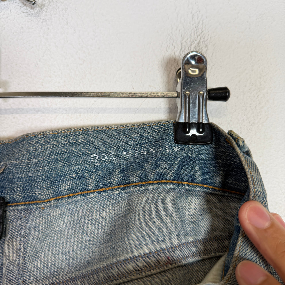 Saint Laurent SS15 D03 Mudwash Distressed Denim Jeans