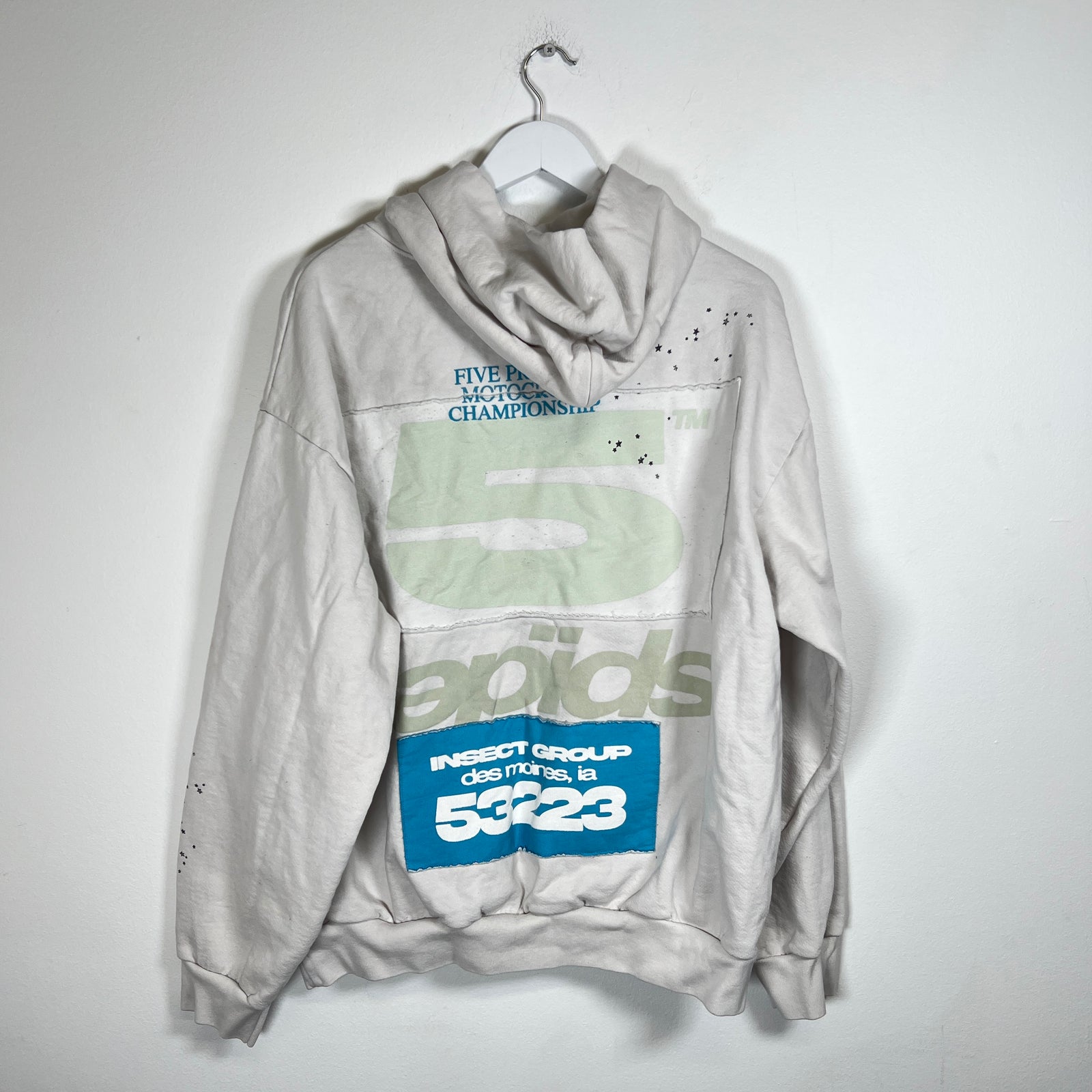 Sp5der 'Motorcross' Hoodie Size XL