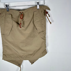 Aris Tatalovich Khaki Technical Cargo Skirt Size M