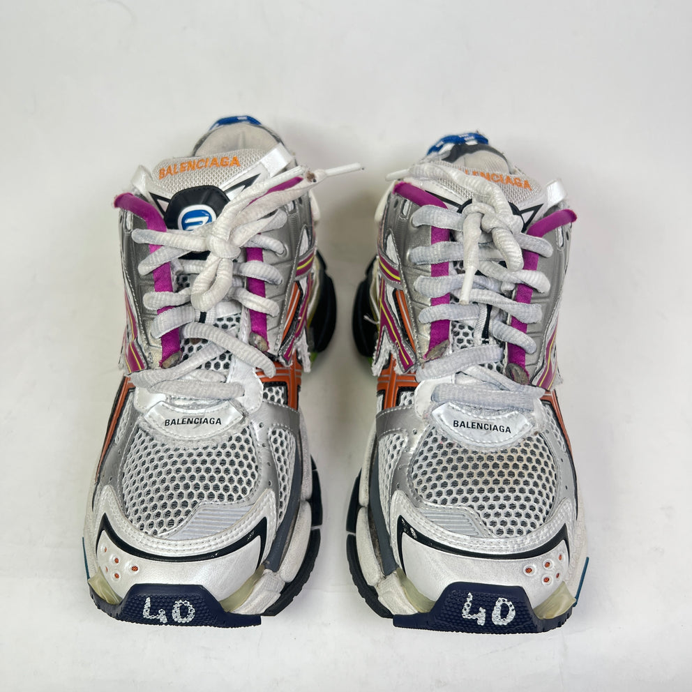 Balenciaga Multicolor Mesh Runners Size 40