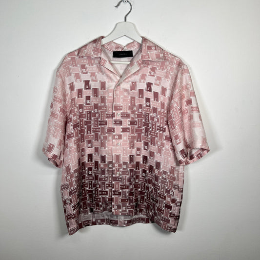 Amiri Silk Spell-out Shirt Size S