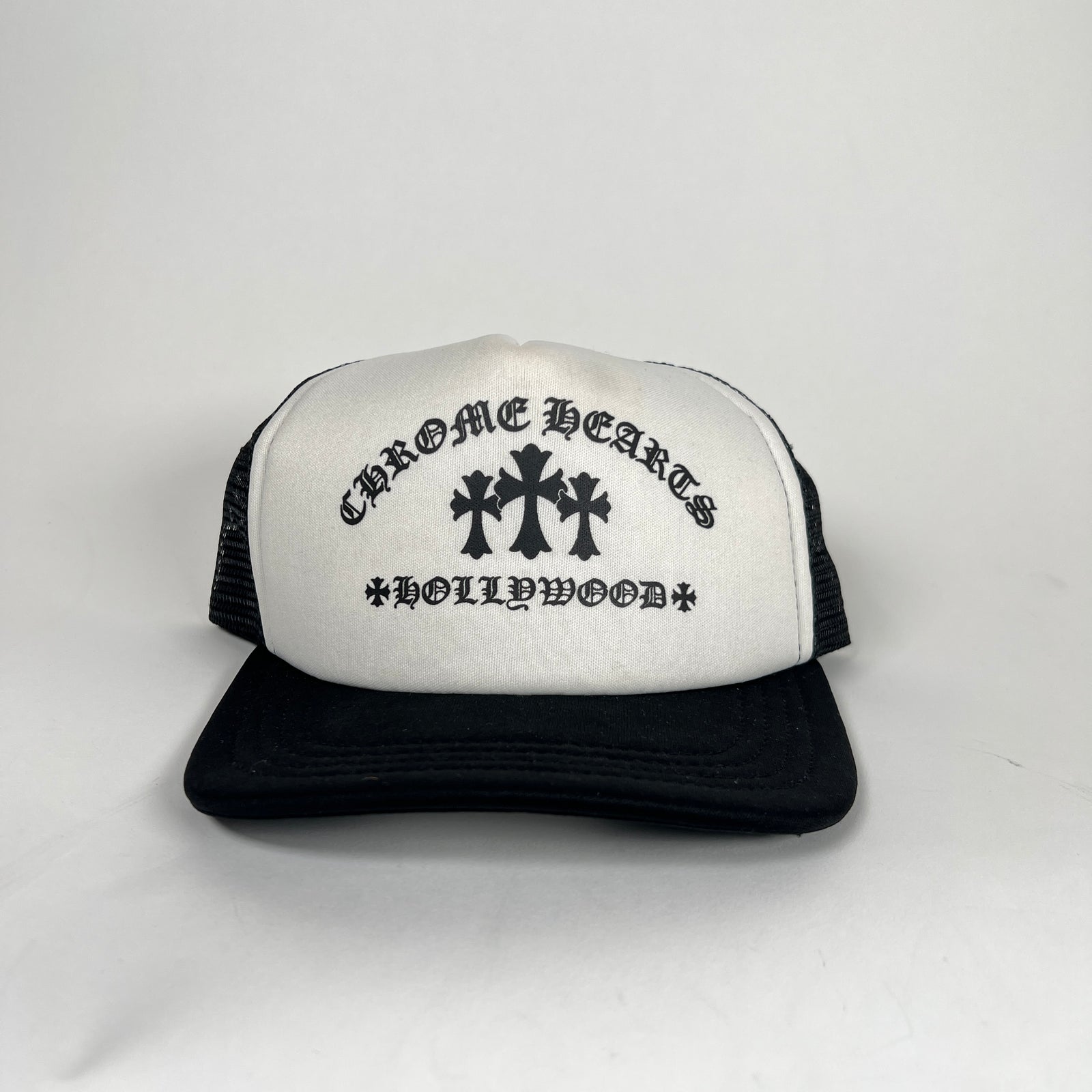 Chrome Hearts White King Taco Trucker Hat