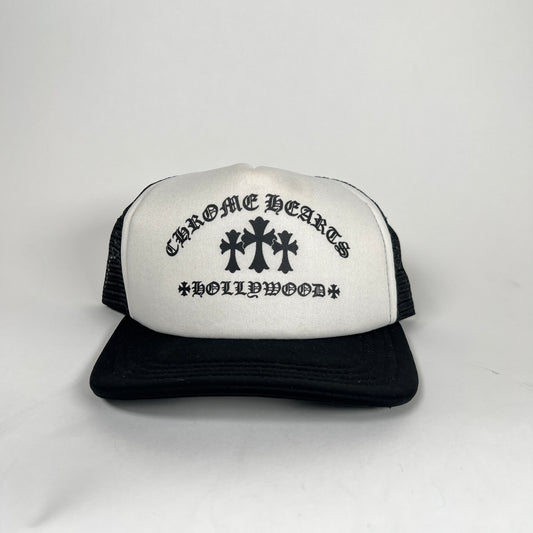 Chrome Hearts White King Taco Trucker Hat