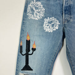 Denim Tears x Virgil Abloh 'Message in a Tear' Levis 501 Jeans