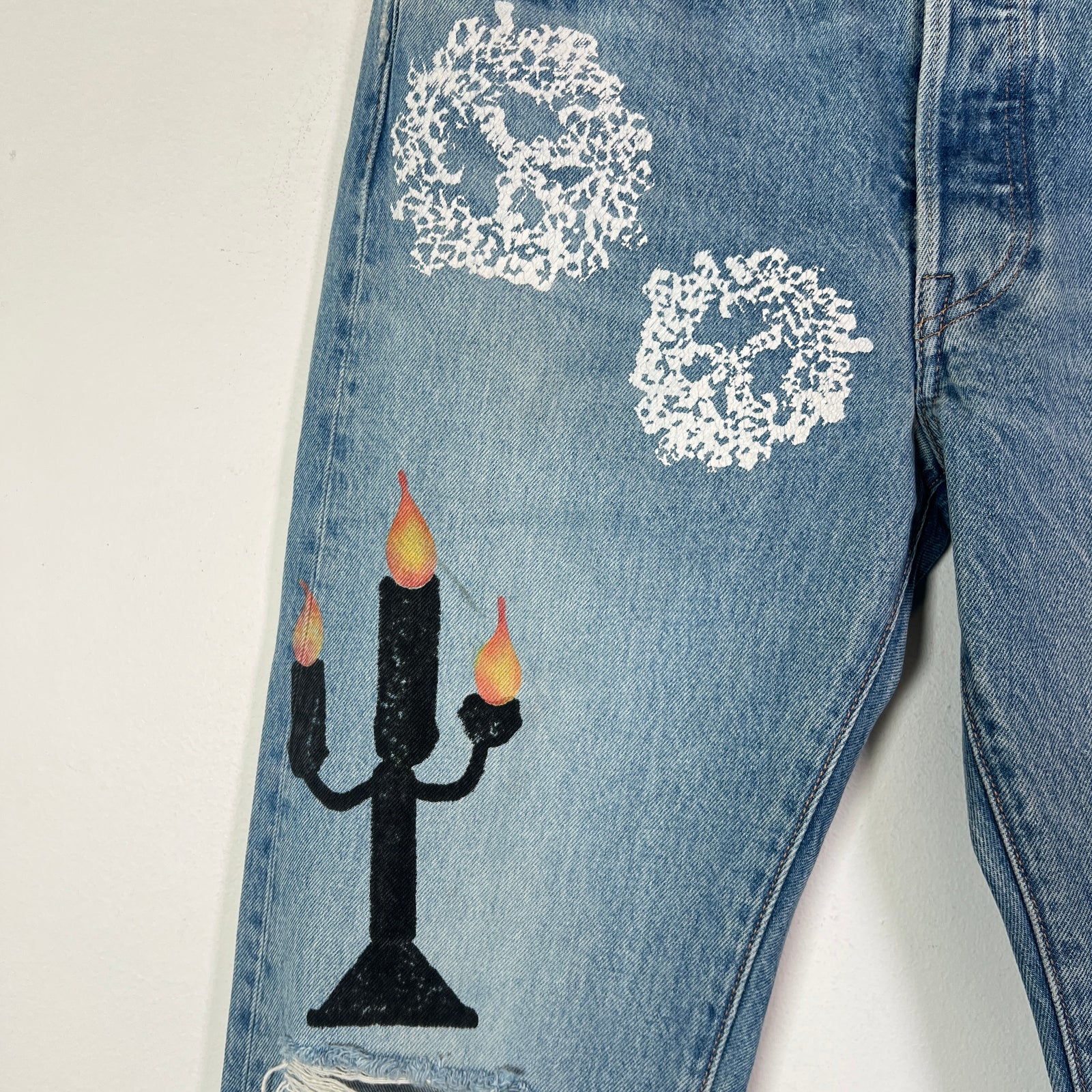 Denim Tears x Virgil Abloh 'Message in a Tear' Levis 501 Jeans