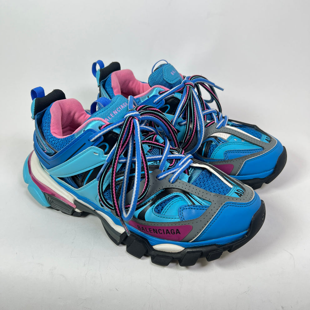 Balenciaga Blue/Pink Track Sneaker