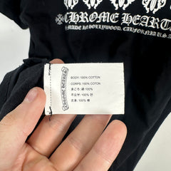 Chrome Hearts Black 'Vine Dagger" Graphic T-Shirt Size M