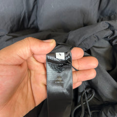 Balenciaga Black AW22 Pullover Hooded Puffer Jacket Size 4