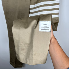 Thom Browne 4 Bar Khaki Pants Size 32
