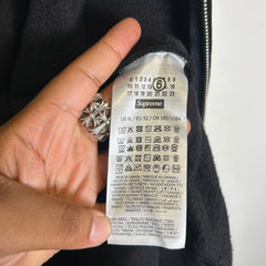 Supreme x MM6 Maison Margiela Box Logo Zip-Up Hoodie