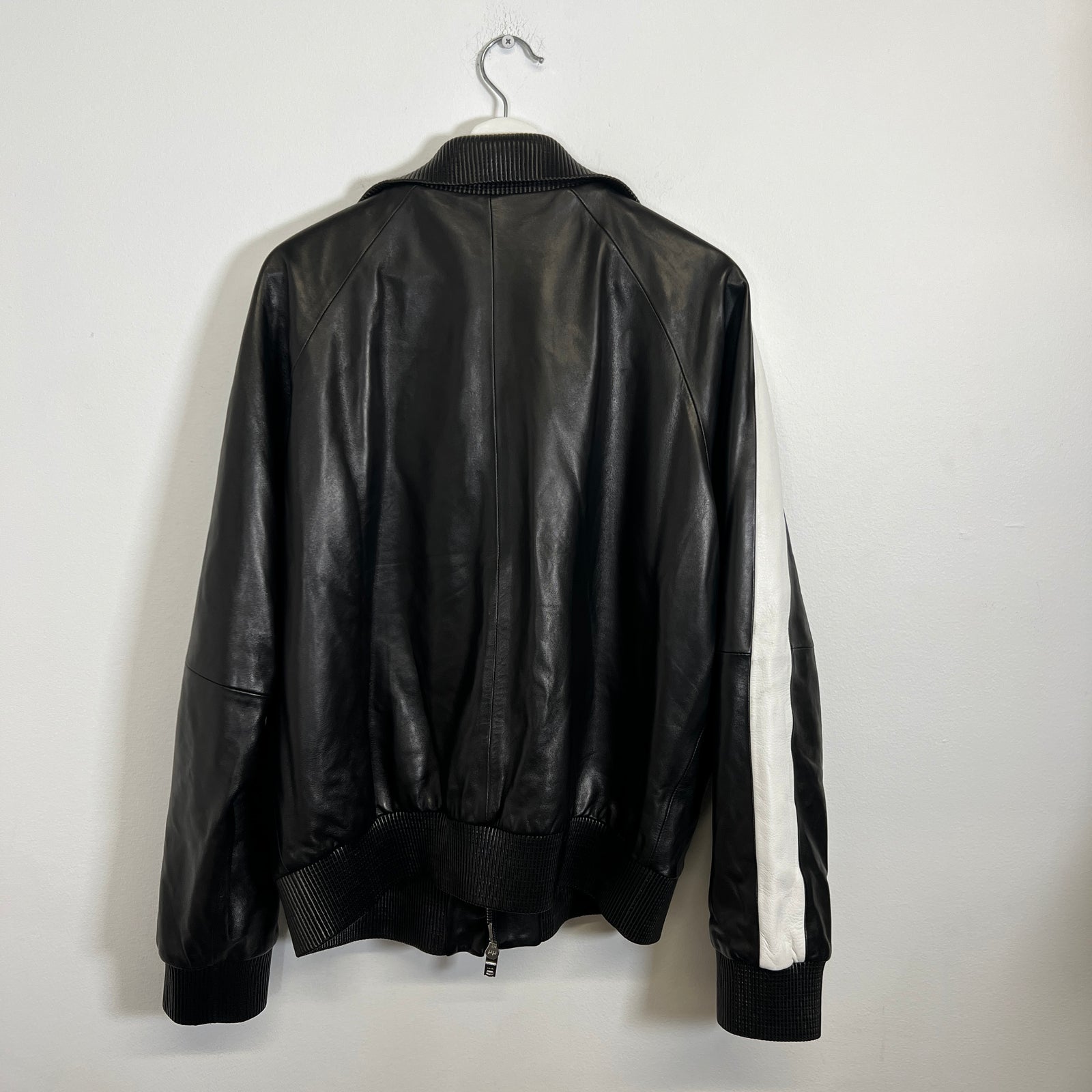 Amiri Leather AM Zip Jacket Size L