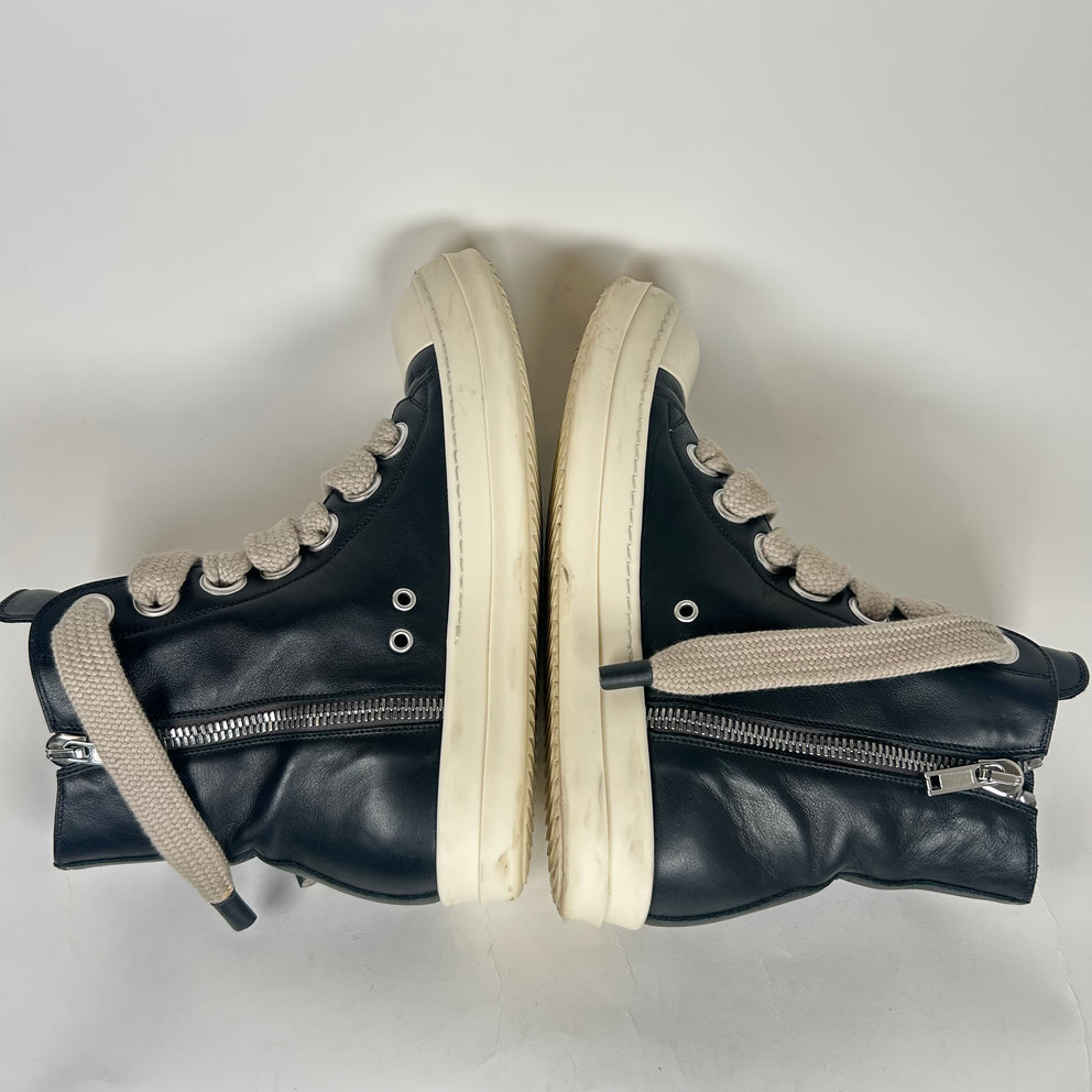 Rick Owens High Top Jumbo Lace Ramones Size 9