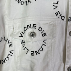 Vlone Friends & Family Rhinestone Denim Jacket