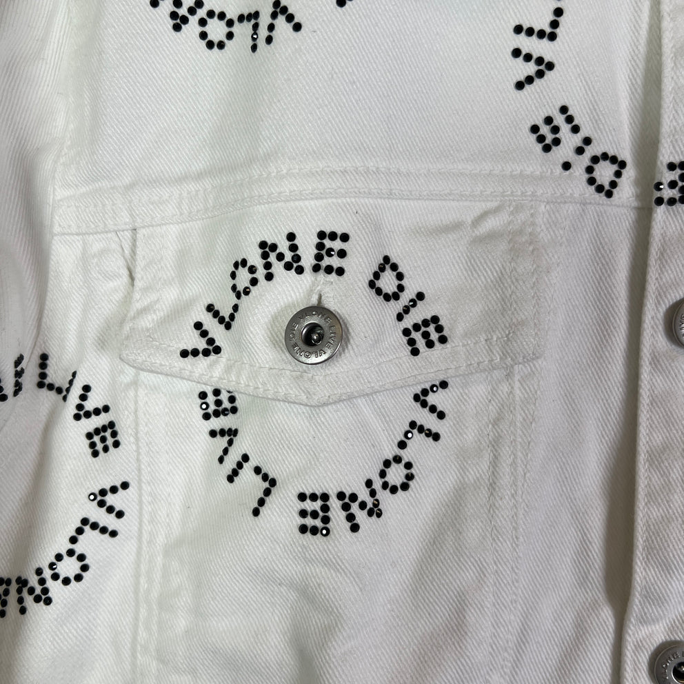 Vlone Friends & Family Rhinestone Denim Jacket