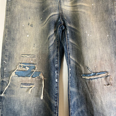 No Faith Studios Japanese Selvedge Arashi Loose Fit Jeans Size 30