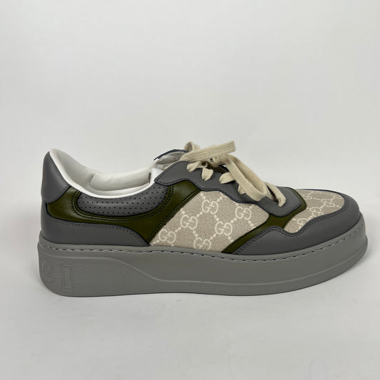 Gucci Grey/Green GG Chunky Sneaker Size GG 10
