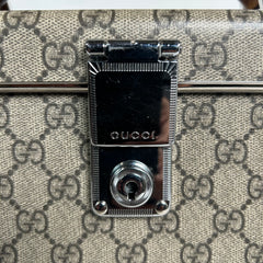 Gucci Bamboo GG Supreme Globe-Trotter Vanity Case