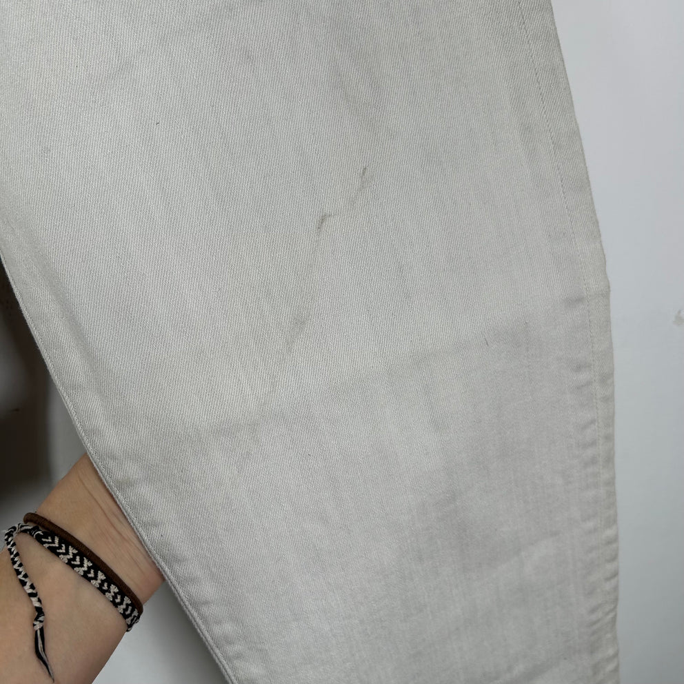 Helmut Lang White Straight Fit Jeans Size 30