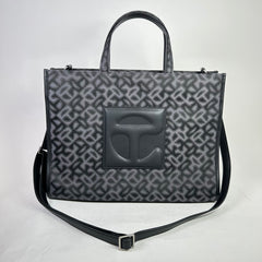 Telfar Medium Jacquard Shopper Tote Bag