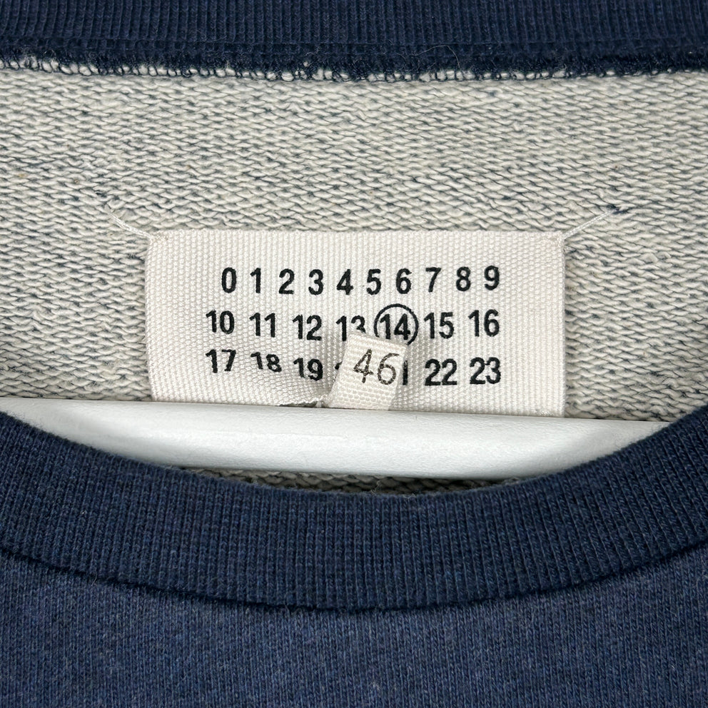 Maison Margiela Blue Crewneck Size M