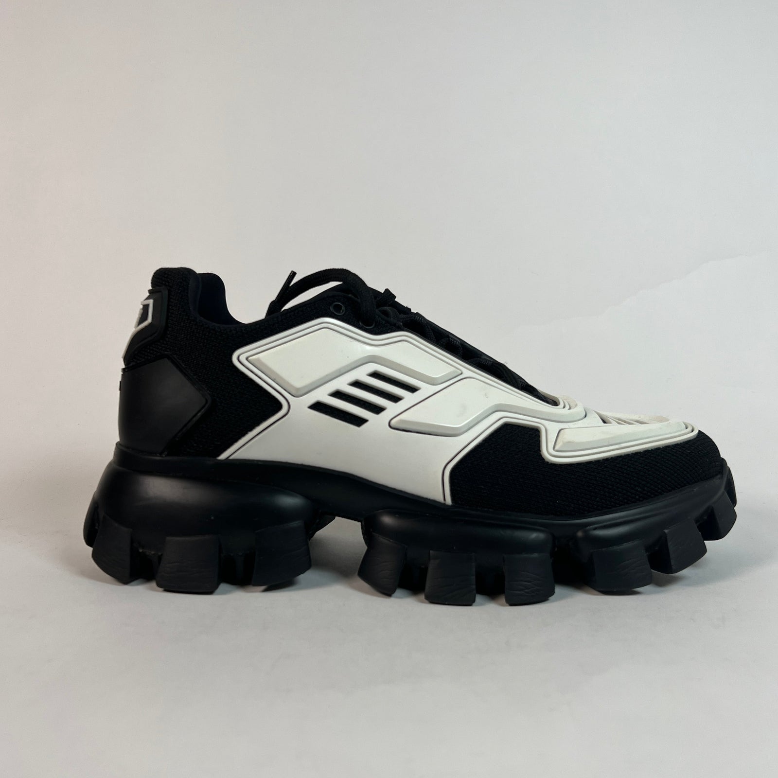 Prada White/Black Cloudbust Sz 8