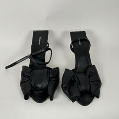 Balenciaga Black Knife Bow Heels Size 39