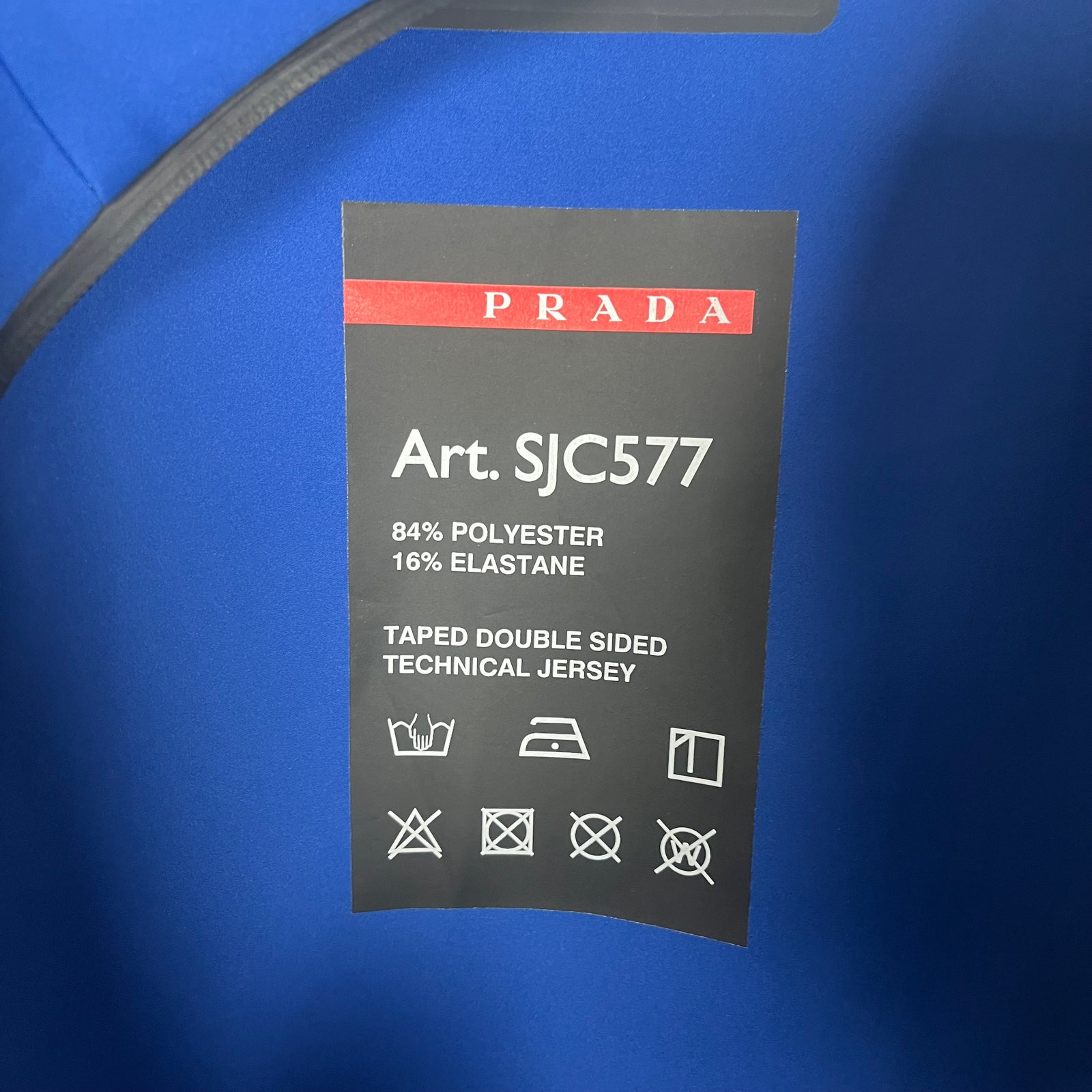 Prada Blue Nylon Jacket Size XL