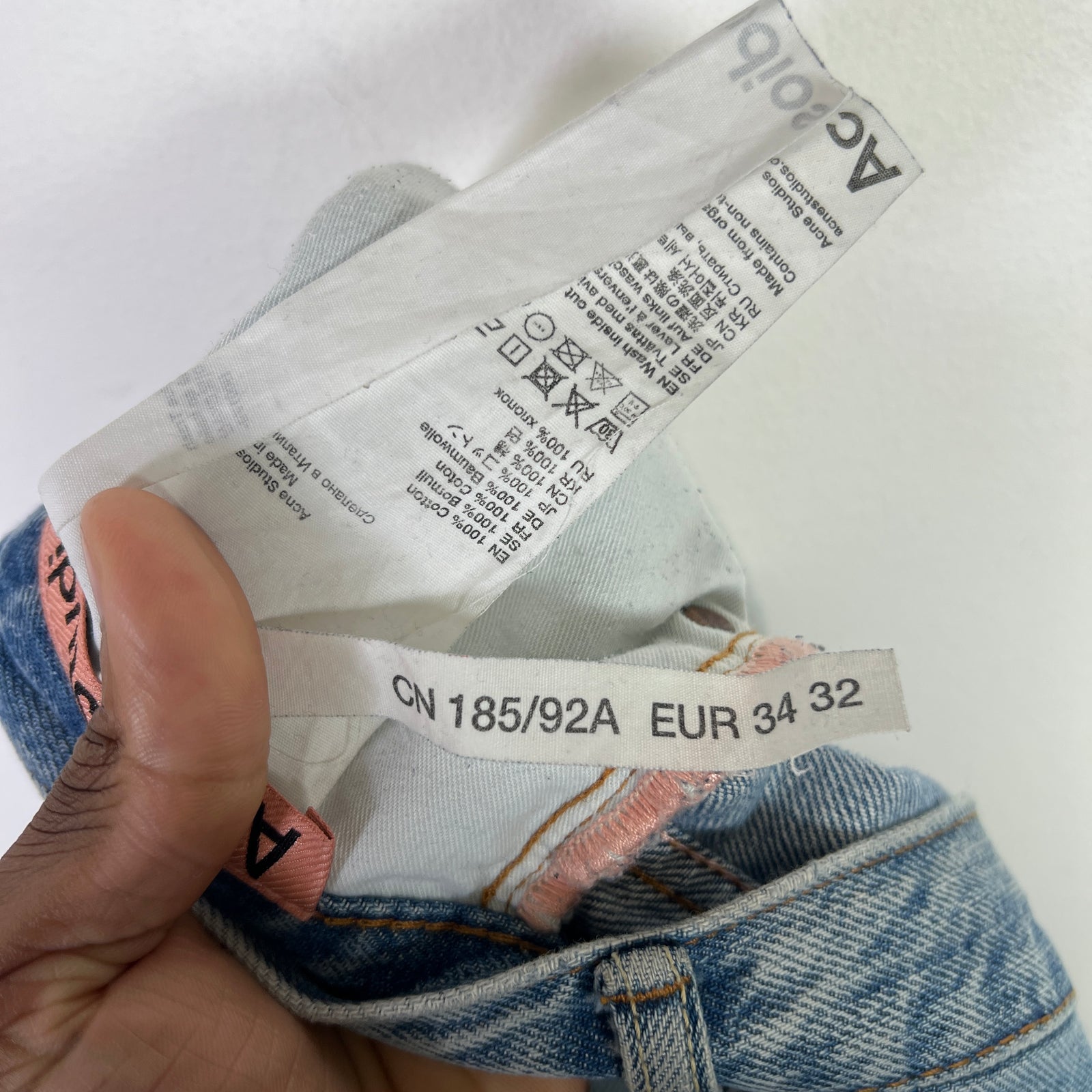 Acne Studios 1996 Light Blue Trash Jeans