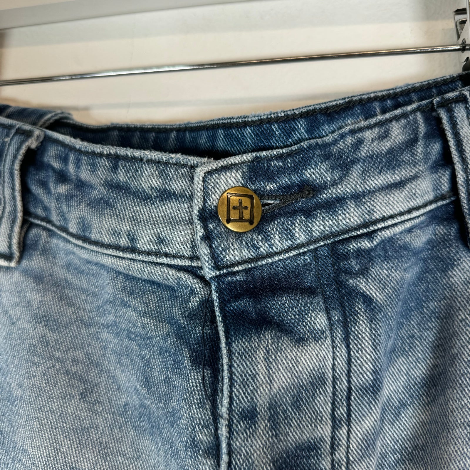 Ksubi Lightwash Distressed Denim Jeans Size 36
